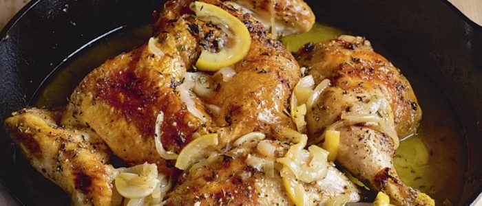 Jen In The Kitchen: Skillet-Roasted Lemon Chicken