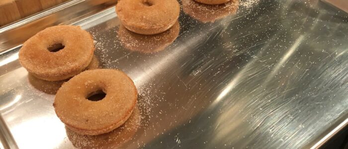 Jen In The Kitchen (with her son, Andrew): Cinnamon (Baked) Doughnuts