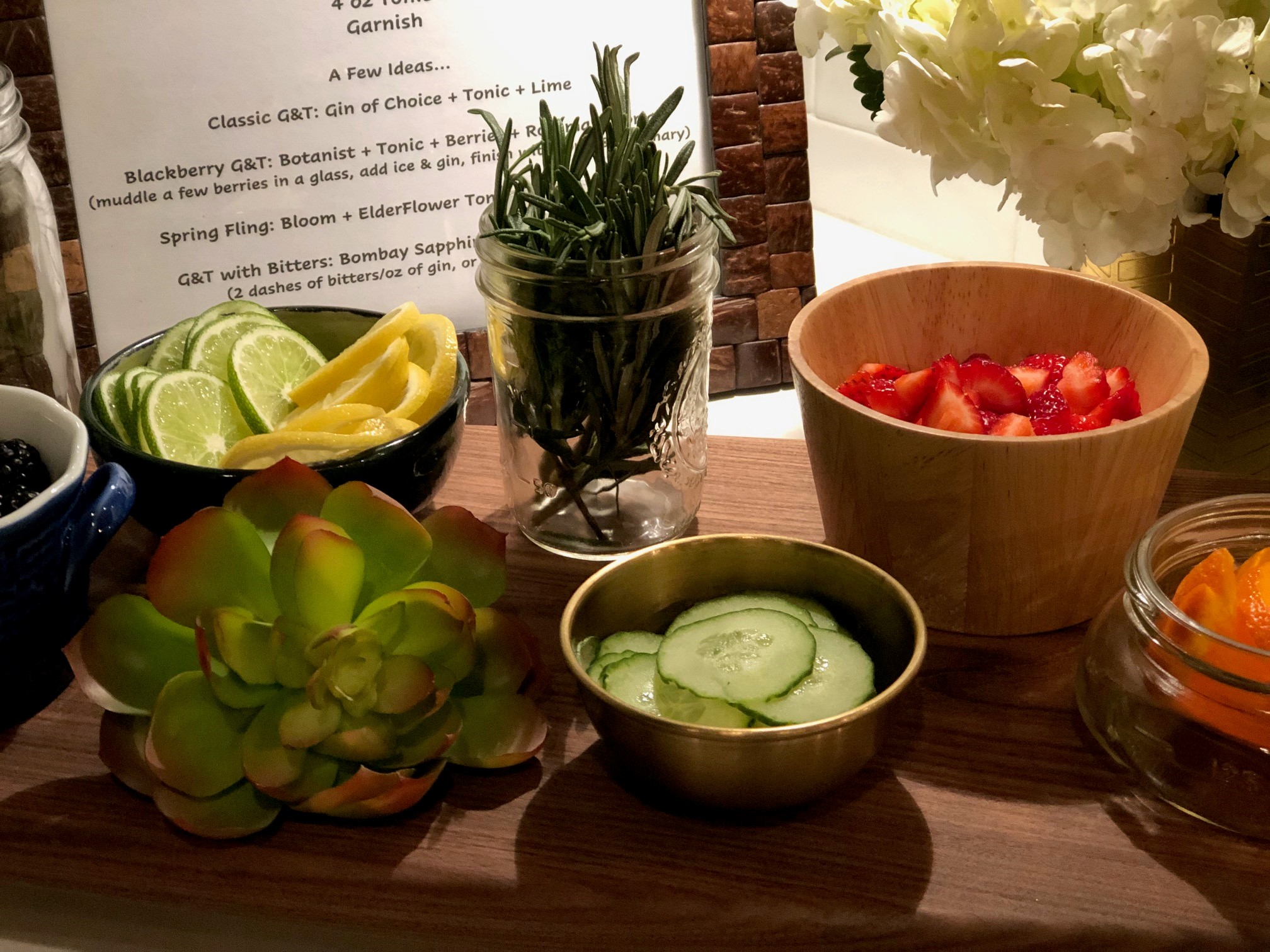 Fun Party Idea DIY Gin & Tonic Bar NDI